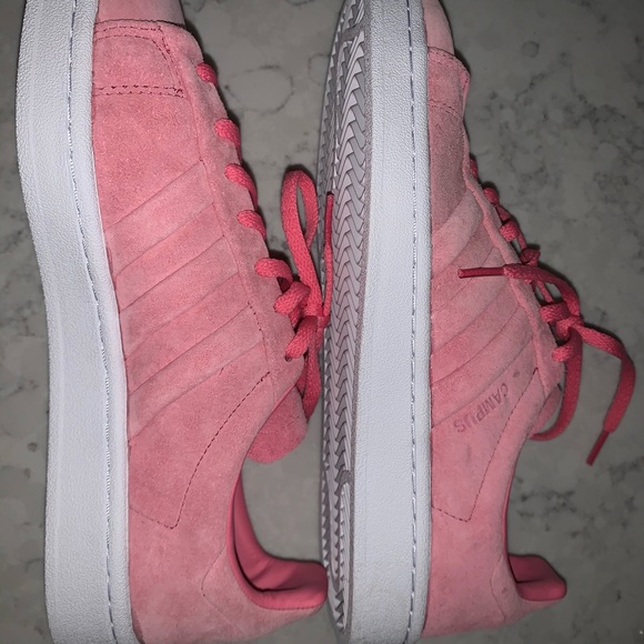 Adidas Chalk Pink Campus Women’s size 8 - Picture 2 of 8